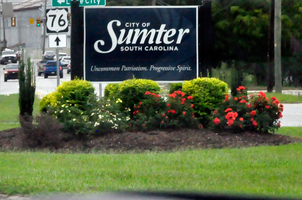 Welcome to City of Sumter sign